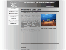 Tablet Screenshot of casacare.com